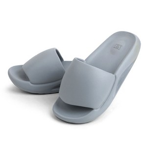 이지돌핀스 실내화 거실 구름슬리퍼 거실화 임산부 쿠션 실내 슬리퍼, 그레이, 1개