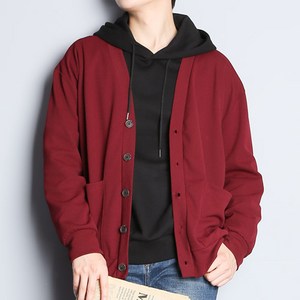 블루포스 BG 뎀이본 가디건 무지 오버핏 남여공용 [국내생산]