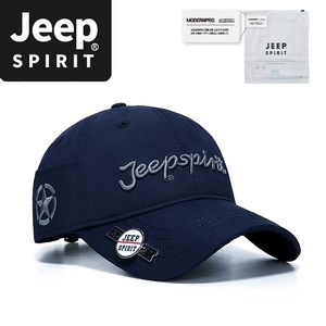JEEP SPIRIT 스포츠 캐주얼 골프모자 CA0650 + 전용 포장, 네이비