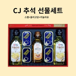 퍼스널유 CJ 추석 선물세트 (스팸+올리고당+카놀라유), 1개