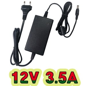 순흥전기 어댑터 12V 어댑터 시리즈 12V 0.3A ~ 10A 까지 생산 아답터 직류전원장치, 12V 3.5A 전원선일체형