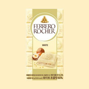 페레로로쉐 초콜릿 바 화이트, 90g, 1개