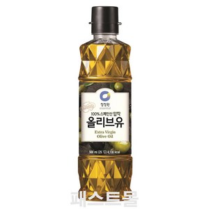 청정원 엑스트라버진 올리브유, 500ml, 5개
