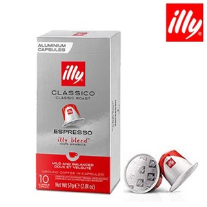 일리 네스프레소 호환 클래식 로스트 에스프레소 그라운드 캡슐커피, 5.7g, 10개입, 2개