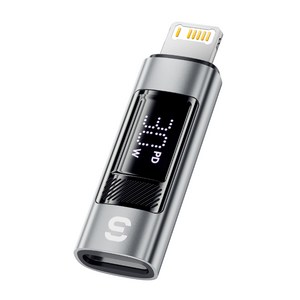Essager 디스플레이 라이트닝/8핀 to C타입 OTG 변환 젠더, 라이트닝/8핀-C, 1개