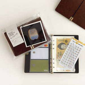 소꿉다락방 현금생활 바인더 챌린지 다이어리, 1개, MOCHA BROWN