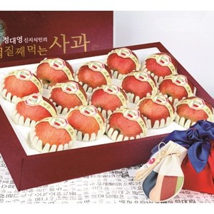 사과 추석 설 명절 선물 세트 프리미엄 햇사과 특대 대과 로얄과 제수용 선물용 가정용 추천 인피솔, 03. 껍질째 먹는 사과 선물세트 3호, 1개