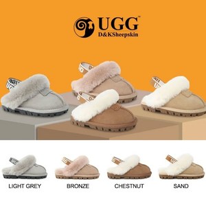 정품 호주 UGG 키즈 밴딩 슬리퍼 4Colors