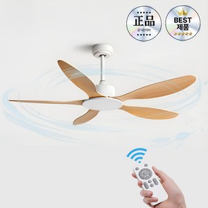 이지오더 천장형 선풍기 실링팬 리모컨 포함, EZ-005(46inch), 퓨어화이트