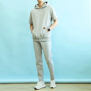 블루포스 티엔트 반팔 후드티 트레이닝 세트 츄리닝 [국내생산]