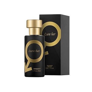 SUMDUINO 골든 Lure 퍼퓸 Her 퍼퓸 로멘틱 Attract 남성용 우먼 쾰른 향수 스프레이 50 ml, men, 50ml, 1개