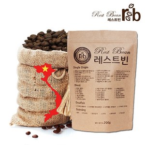 200g 베트남 로부스타 블루드래곤 워시드 G1, 중간입자(커피메이커), 1개