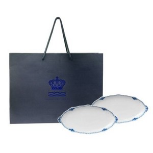 로얄코펜하겐 프린세스 오발 디쉬 24.5cm 2p + 쇼핑백 세트, 혼합색상, 1세트, 오발 디쉬 2p