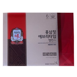 정관장 홍삼정 에브리타임 밸런스 정품쇼핑백 정품 정량 유통기한, 300ml, 1개