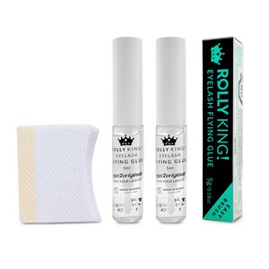 롤리킹속눈썹글루 2개입 + 무료사은품 속눈썹펌글루 속눈썹파마글루, 1세트