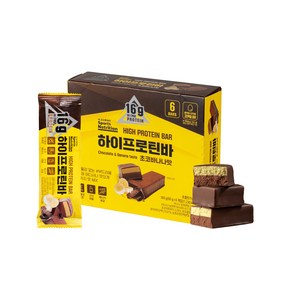 코오롱제약 하이프로틴바 6EA, 1개, 360g