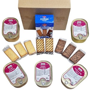 RCIR 프랑스 전투식량 세트 부바르 아미비스킷 포함 해외전투식량 비상식량, 1480g, 1개, RCIR 프랑스전투식량 C형