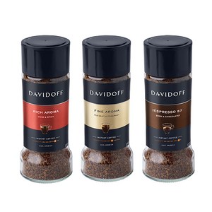 다비도프 3종(리치+파인+에스프레소 57)100g(병) 모음 총 3개, 3병, 1세트