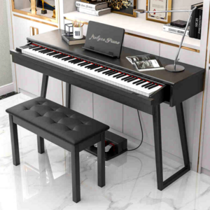 리브라톤 서랍식 히든 전자피아노 디지털피아노 88건반 신디사이저 피아노, 블랙(의자포함), 1개