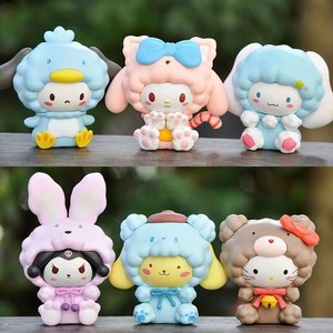 산리오 피규어 총집합 시리즈 13종 케이크 장식 세트, 잠옷
