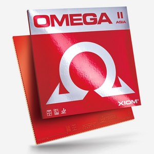 엑시옴(XIOM) 공식 본사 직영 탁구 러버 오메가 2 아시아, 적색, 1개