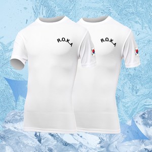쿨 로카티 2P 반팔티 ROKA 육군 군인 학생 운동 헬스 쿨티셔츠