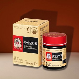 [정관장] 프리미엄 차가버섯과 6년근 홍삼 농축 정화액 100g [쇼핑백 포함], 1개