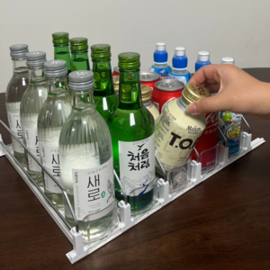 어베일텐비 냉장고 캔 음료 디스펜서 정리대, 키친핏 5열, 1개