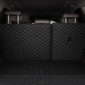 메이튼 자동차 퀄팅 가죽 트렁크매트 차박 풀커버 전차종, 브라운, 결제시 추가정보란에 차종코드 기재