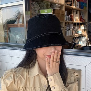 별숲 여자 심플 스티치 벙거지 모자