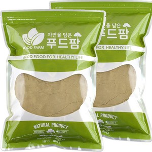 차전자피 100% 분말 1kg (500g+500g) 질경이 씨앗 껍질가루, 2팩, 500g