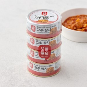 오늘좋은 고추참치 90g*4입, 4개, 90g