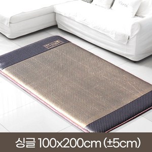 (주)한일의료기 EMF 탄소매트 싱글 더블 퀸 전기장판 전기매트, 다크 싱글 100x200cm