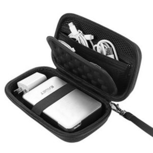 루딩샵 충격 보호 다용도 케이블 파우치, 1개, 블랙