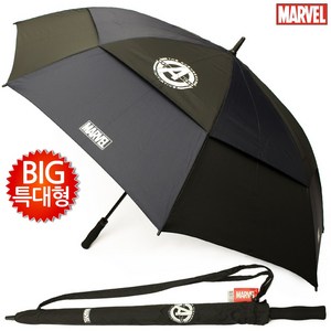 마블 초대형 빅사이즈 방풍 골프 의전용 자동 장우산 [방풍멜빵] (80x8K) 골프우산