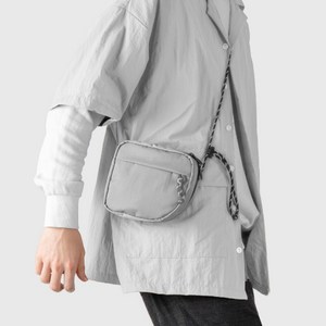 마테마틱 튜링 W15 생활방수 경량 미니 크로스백 힙색 가방 클라우드 그레이 Cloud Gray