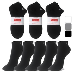 발렌티노크리스티 짧은목 단목 캐쥬얼 면 양말 20켤레