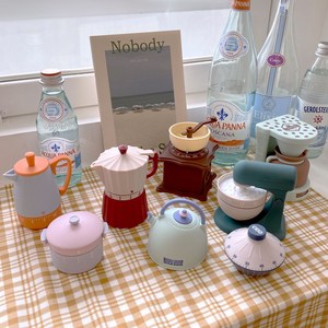 사인모아 아날로그 쿡 타이머 8종 미니어처 쿠킹타이머 인테리어소품, 05 민트커피메이커, 1개