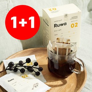 [1+1]루와 발효커피 드립백커피, 50g, 1box