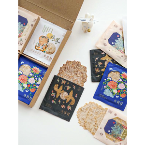 풍심당 호롱칩 누룽지칩 4종 선물 세트, 20개, 17g