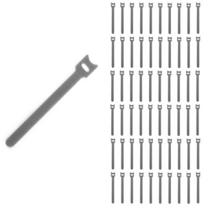 아트위브 대용량 벨크로 케이블 타이 찍찍이 선정리 밴드, 그레이, 150개