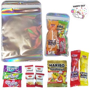 딩구야 10종 간식 구디백 + 홀로그램 지퍼백 + 스티커