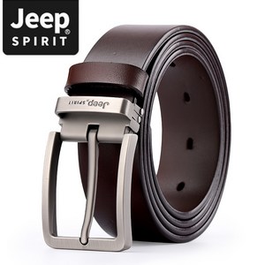 JEEP SPIRIT 프리미엄 비지니스 캐주얼 벨트 + 선물용포장상자