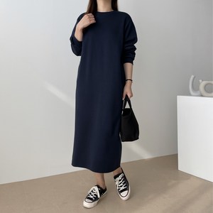 바이엘르 빅사이즈 기모 포켓 롱 원피스