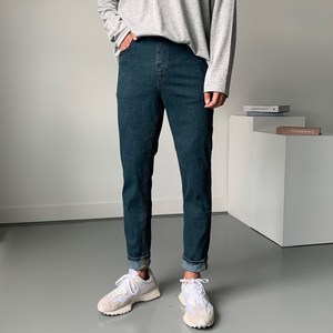 남성용 데일리 스판 청바지 빅사이즈 밴딩 데님 팬츠