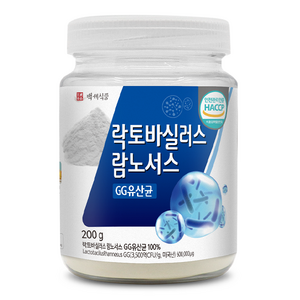 백세식품 락토바실러스 람노서스 GG유산균 200g 40일분, 5개