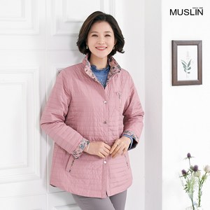 엄마옷 모슬린 화사한 꽃 패딩점퍼 JP002029마담 미시 중년여성의류 빅사이즈 할머니옷 50대 60대 60대엄마선물