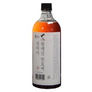 하동권여사 3년숙성 황매실 발효액, 1개, 1L