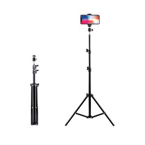 휴대폰 tripod 2m 높이조절 스마트폰 삼각대, 1개