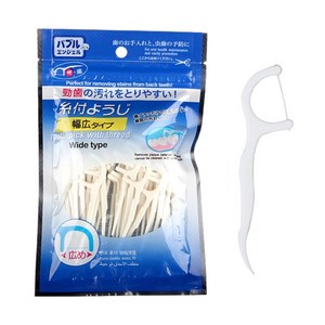 엄마마음 손잡이치실 치간칫솔 일회용 치실 50개입, 1개